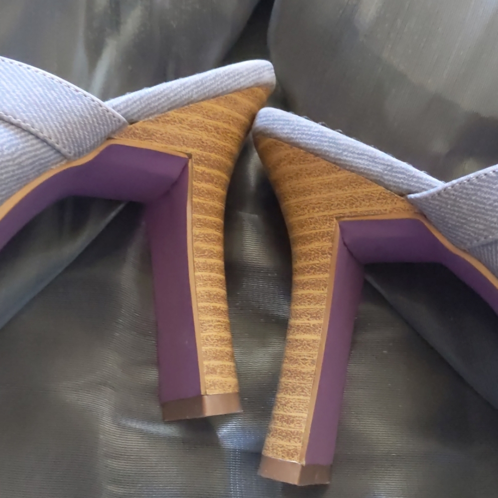 Denim Mules - Picture 4 of 5